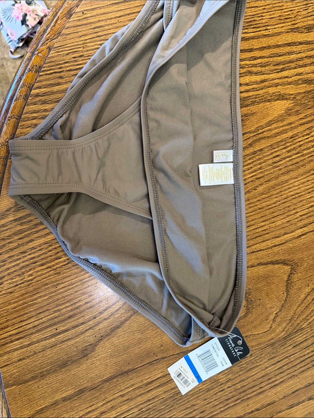 Anne Cole Taupe Bikini Bottoms